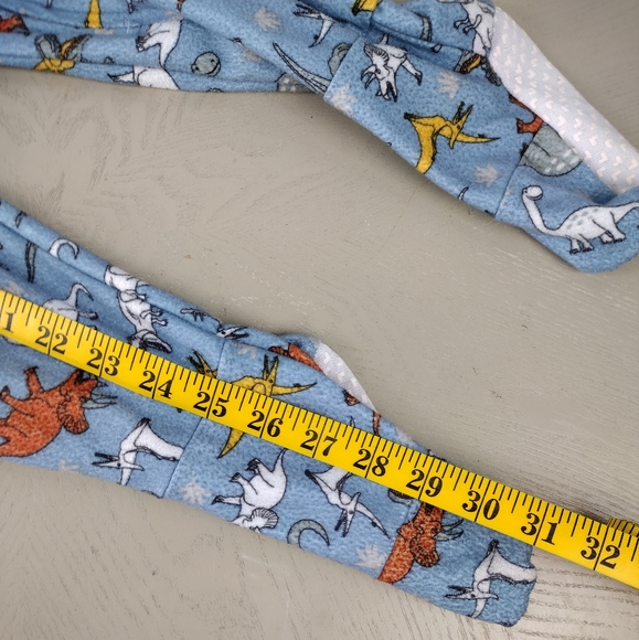 Mon Petit Dinosaur Print Fleece One Piece - Picture 7 of 8